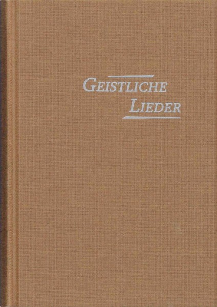 Geistliche Lieder - Leinen sandbraun